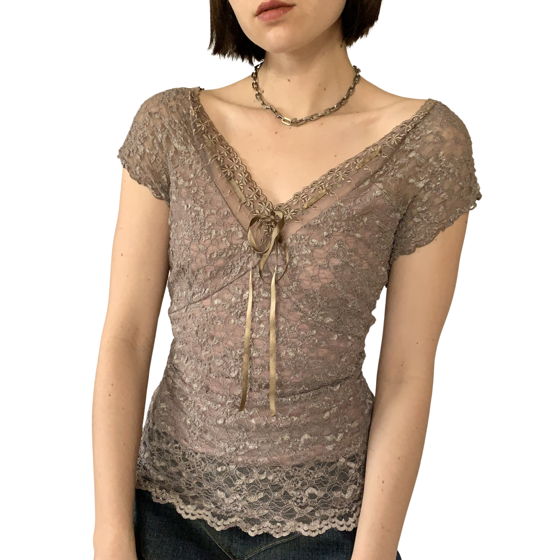 Boho Fairy Lace Top (L/XL)