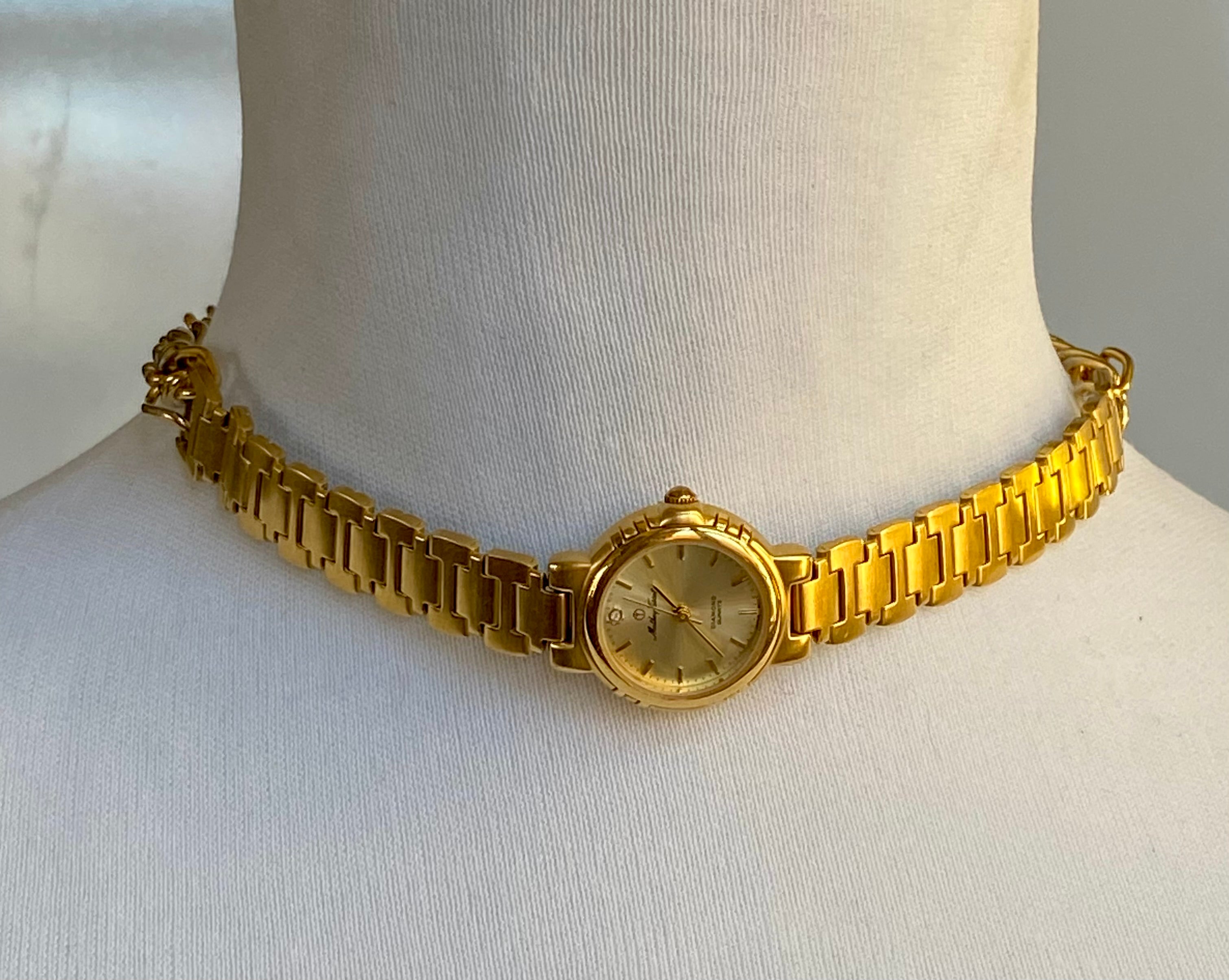 Vintage watch choker