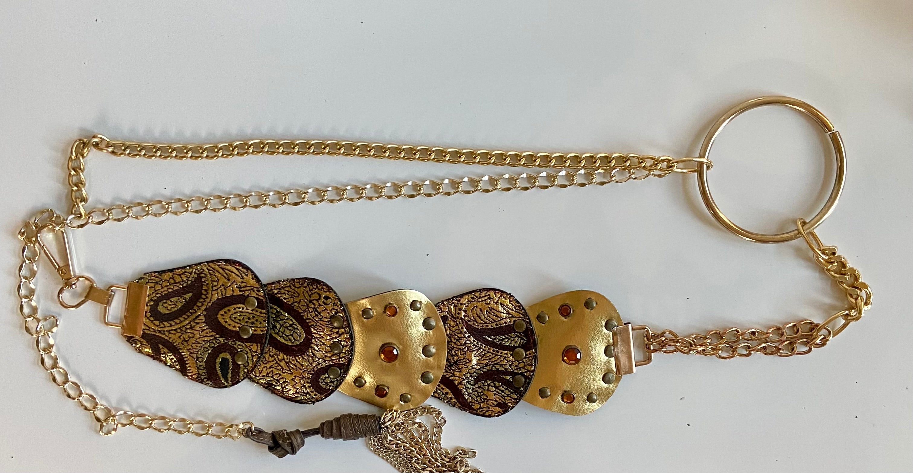 Statement gold belt