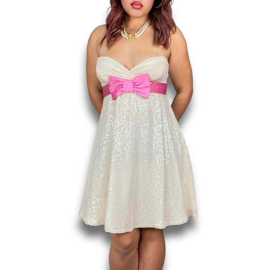 Betsey johnson silk on sale dress