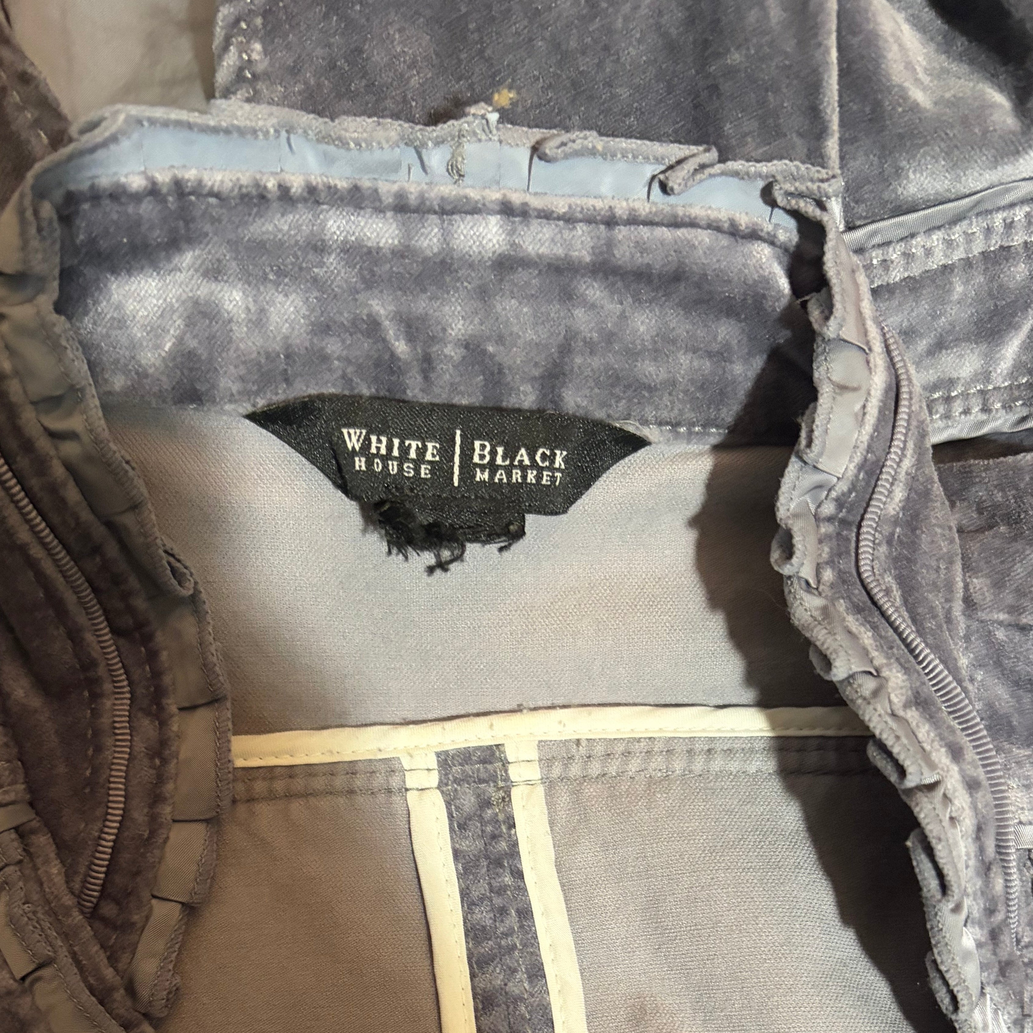 2000s Blue Velvet Jacket (s)