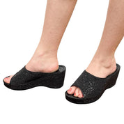 2000s Rhinestone Bling Platform Wedges (8)