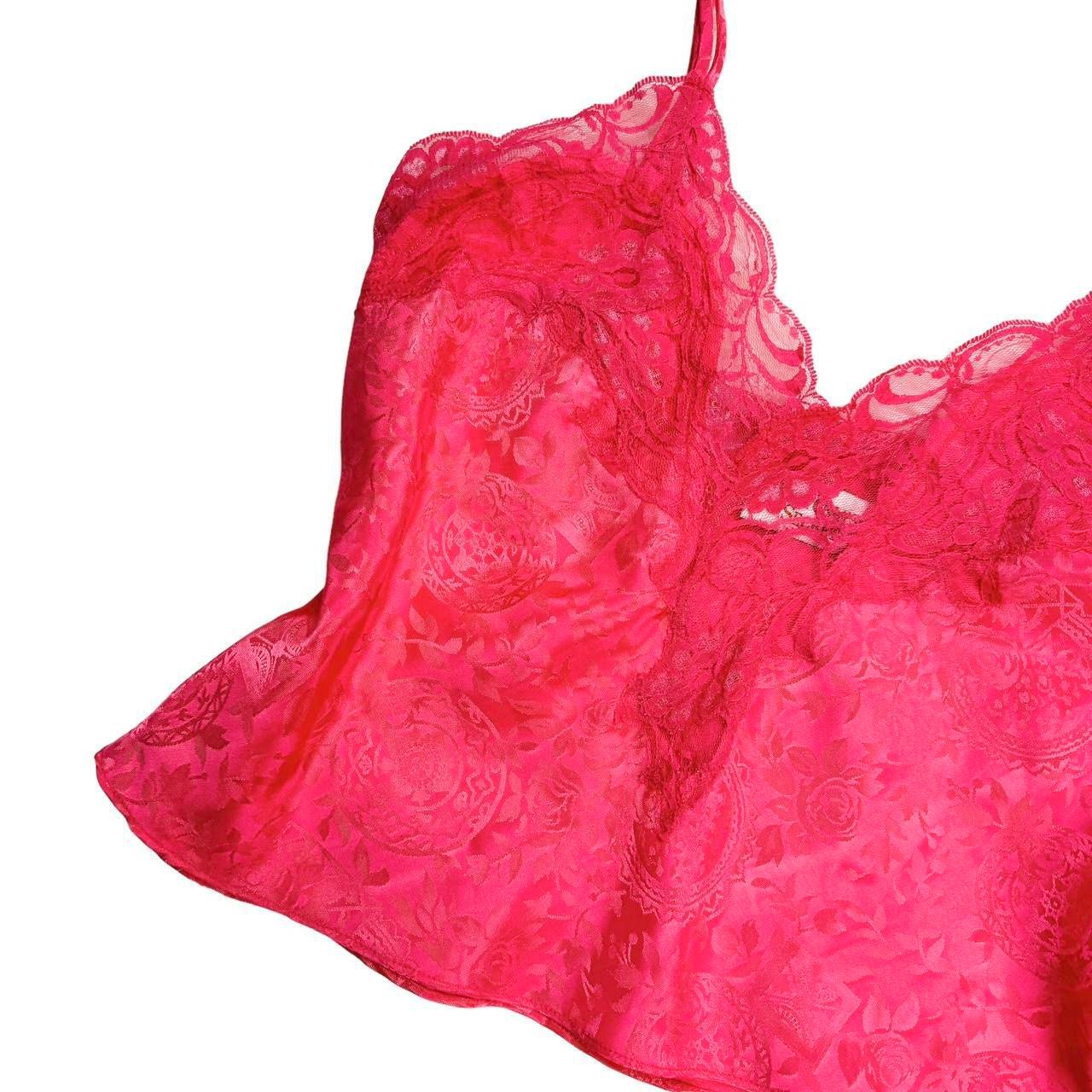 90s VS Embossed Satin Lounge Set (S)