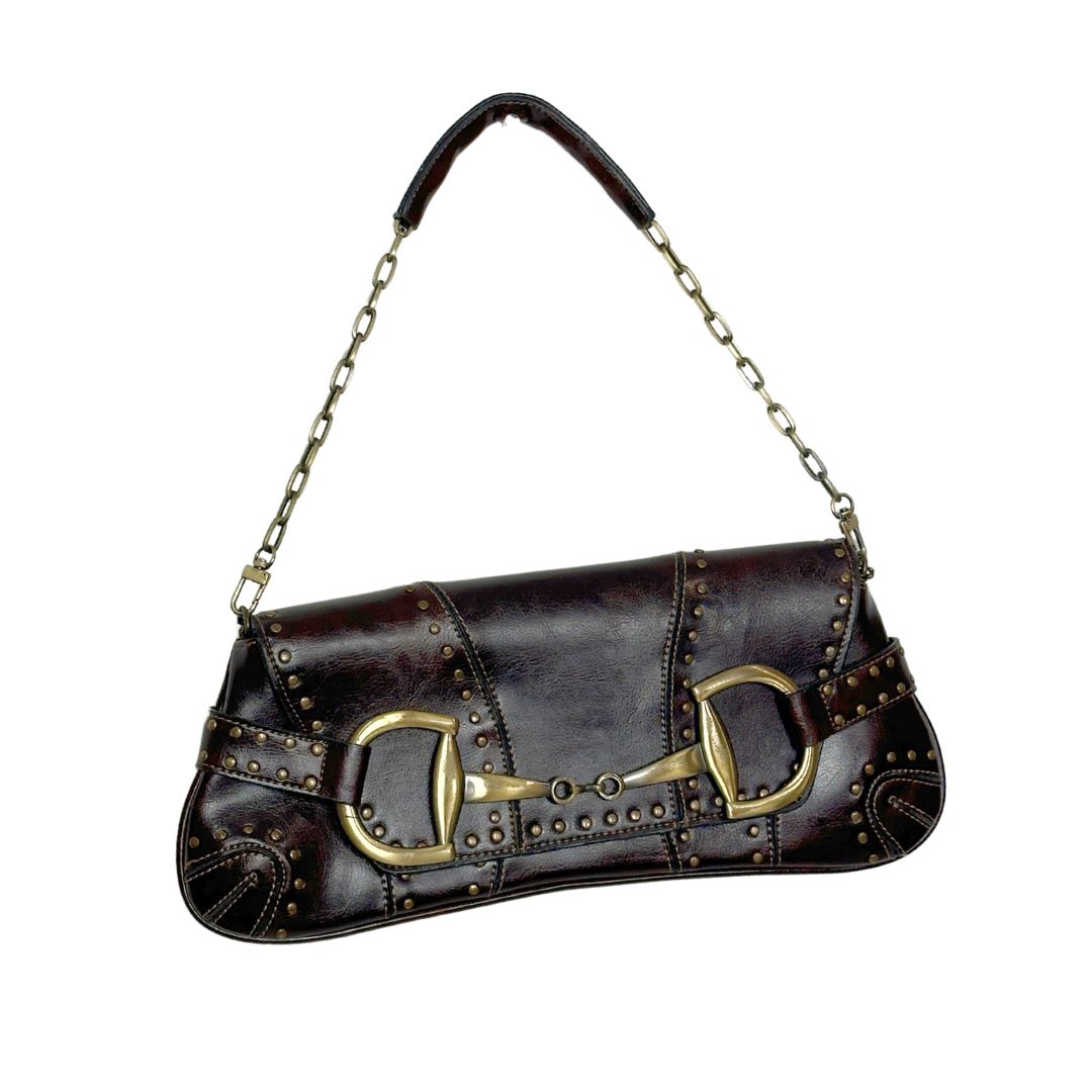 2000s Brown Leather Purse