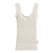 Dolce & Gabbana Creamy Sequin Tank (S)