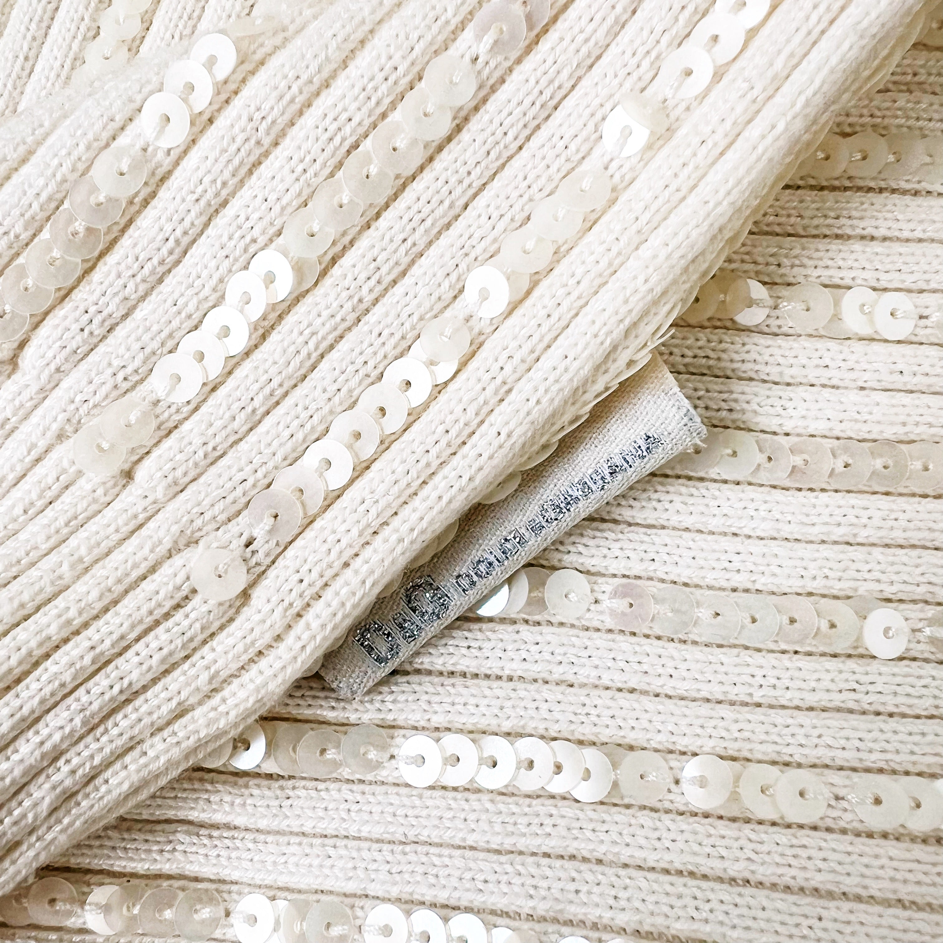 Dolce & Gabbana Creamy Sequin Tank (S)