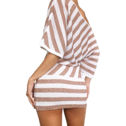 Slouchy Striped Mini Dress (XS/S)