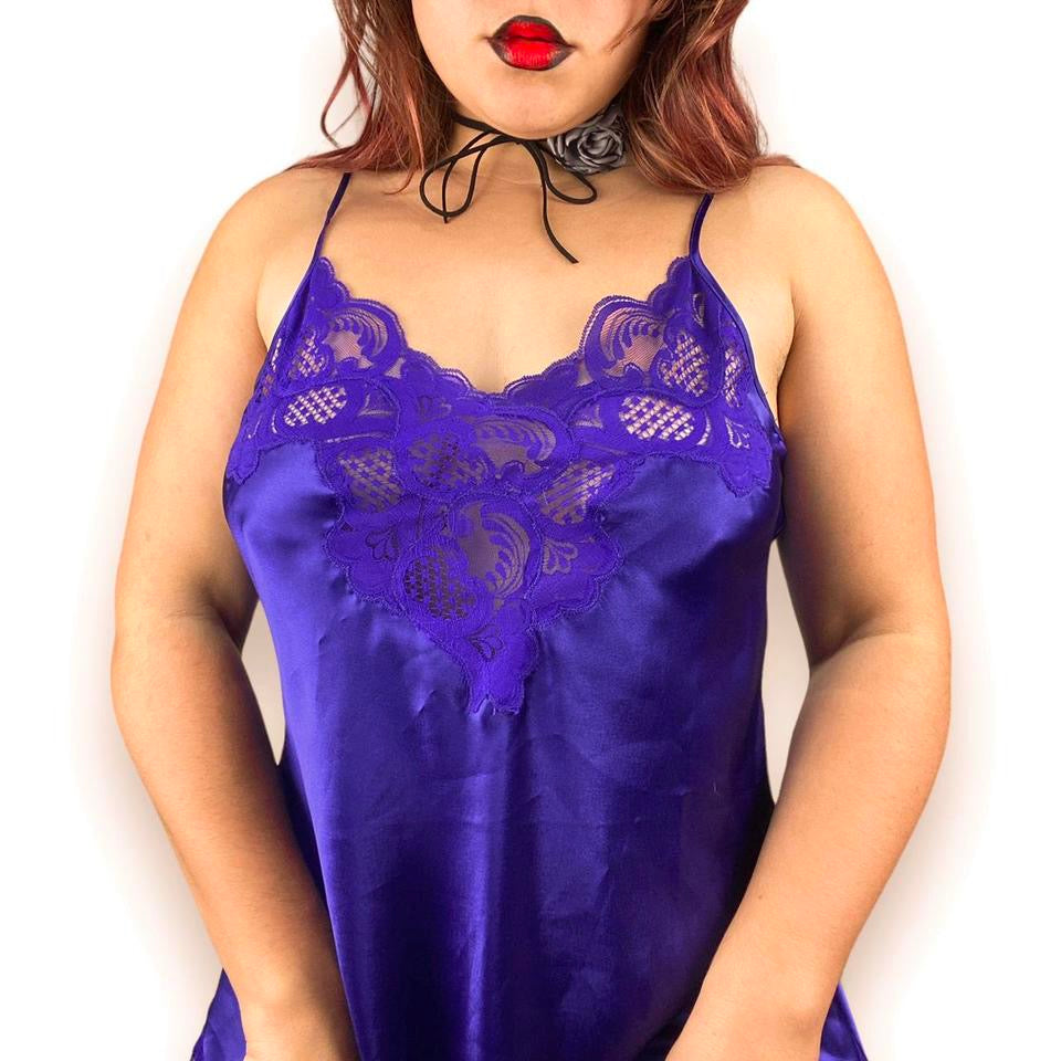 Vintage VS Violet Slip Dress (M)
