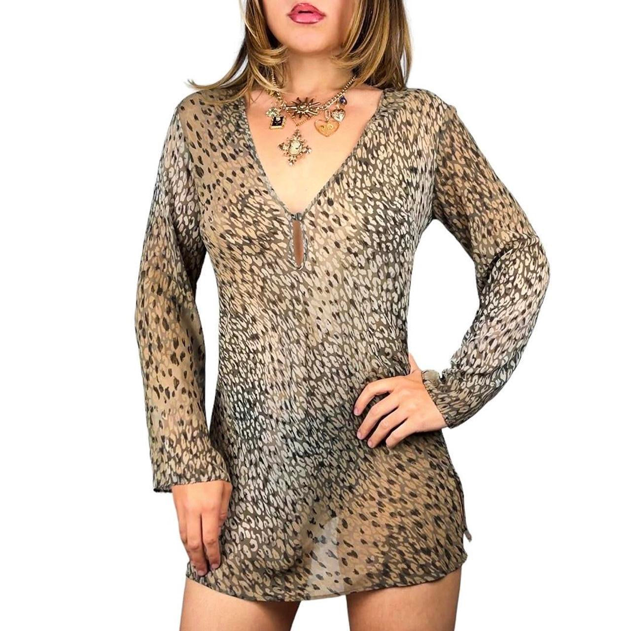 Victoria’s Secret 2000s Leopard Slip (XS)