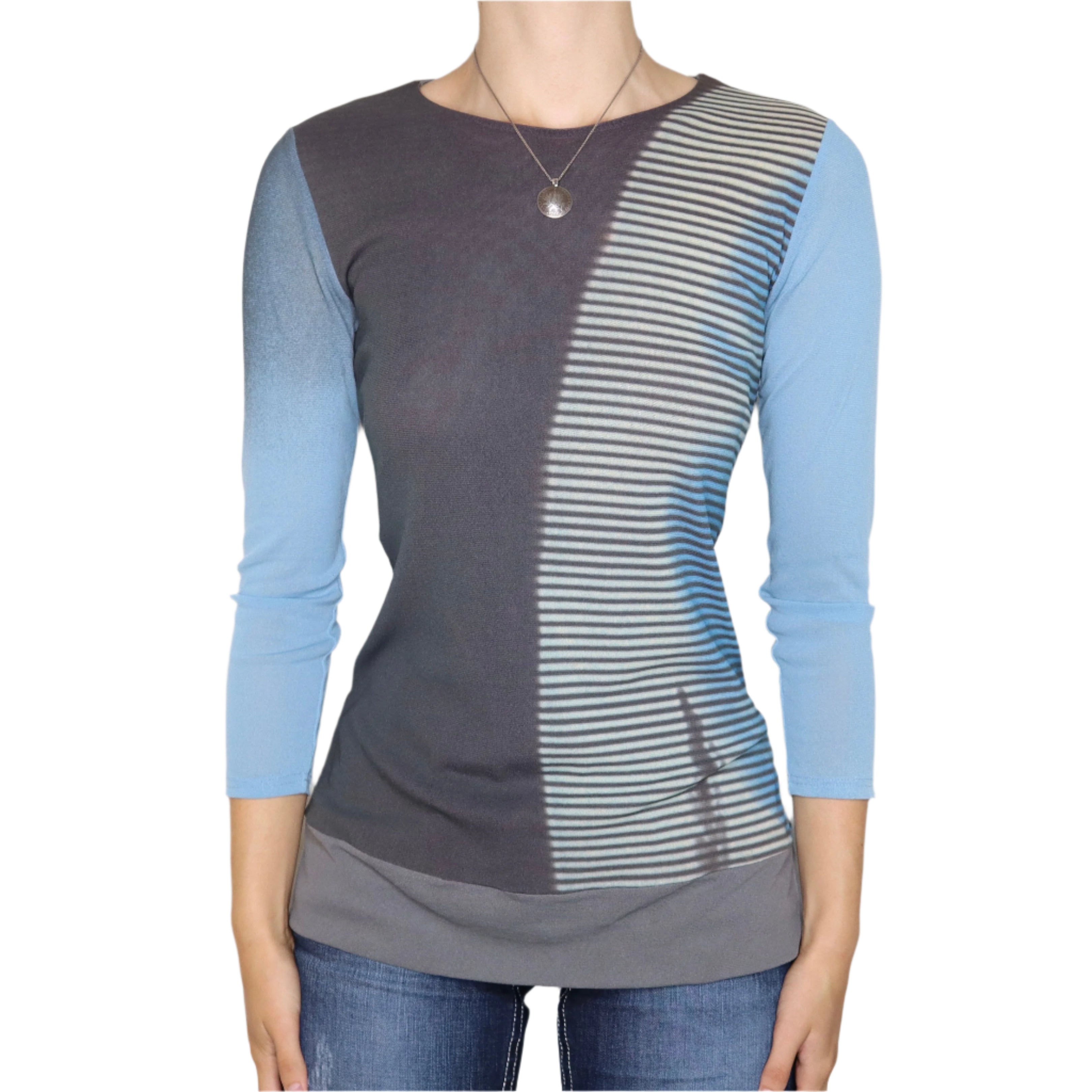 Y2K COP COPINE Graphic Mesh Long Sleeve Top (M)