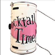 Little Earth Cocktail Time Clutch On Chain With Swarovski Crystals