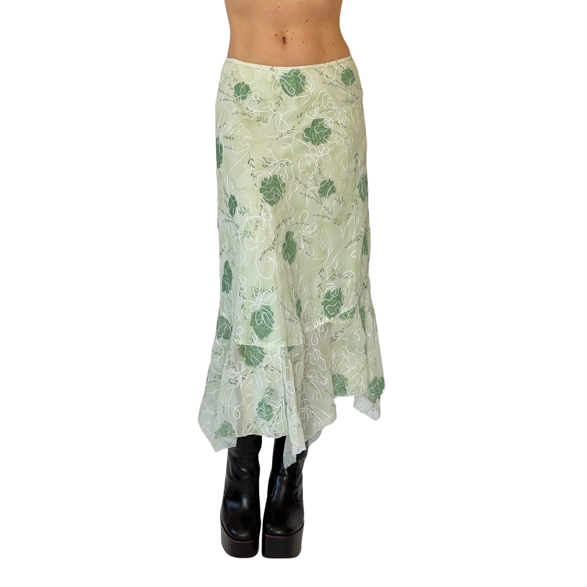 Y2K Garden Fairy Skirt (S)