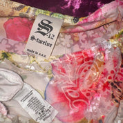 Y2K Burnout Velvet Graphic Long Sleeve (S)