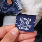 90s Ikeda Long Denim Overalls (S)