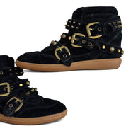 VTG suede Aldo wedge sneakers (9)