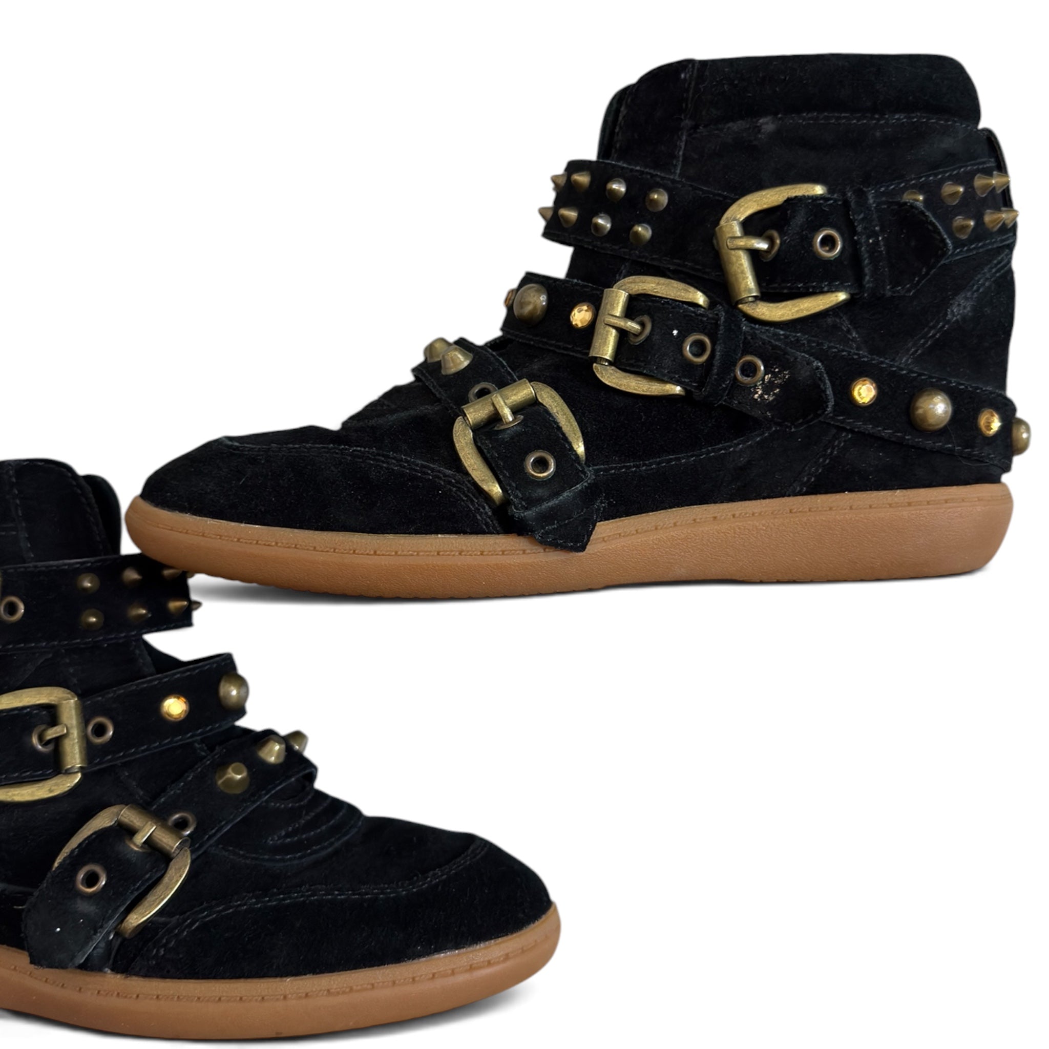 VTG suede Aldo wedge sneakers (9)