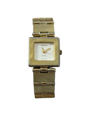 80s gold square Gruen watch