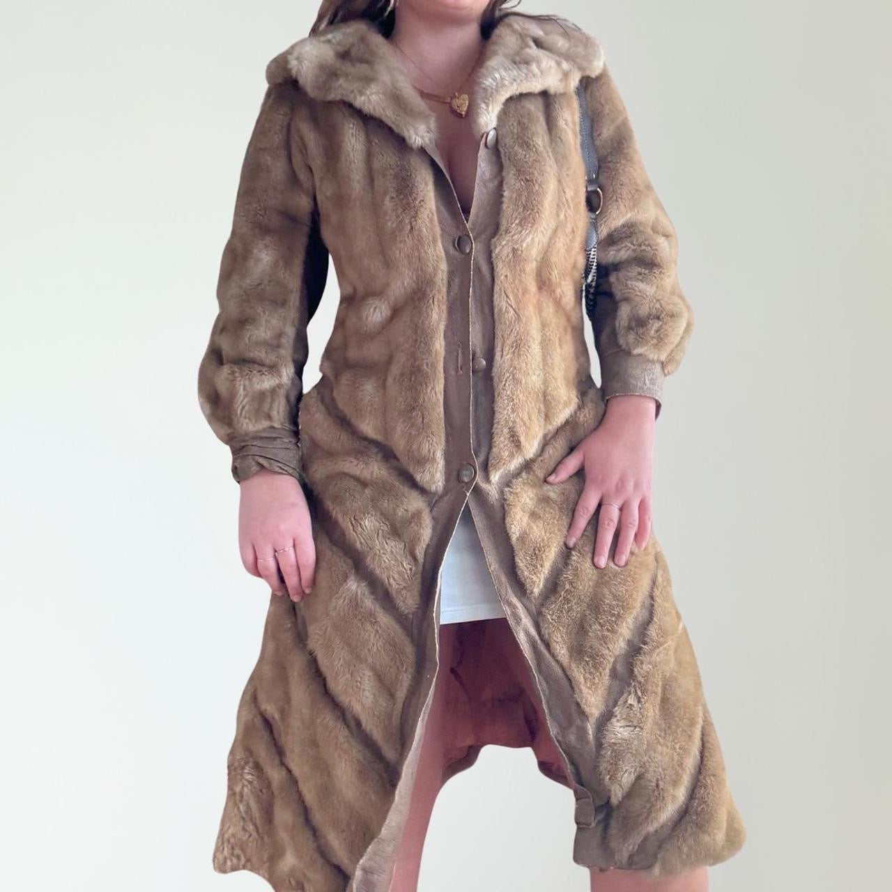 Vintage 70’s Fur Long Coat (M)
