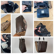 Vintage Barbara Rihl Leather Shoulder Bag