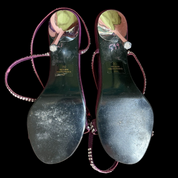 Capollini Paris Purple And Silver Heels (7.5)