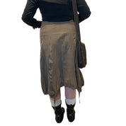 90s Archive Utility Asymmetrical Maxi Skirt (M/L)