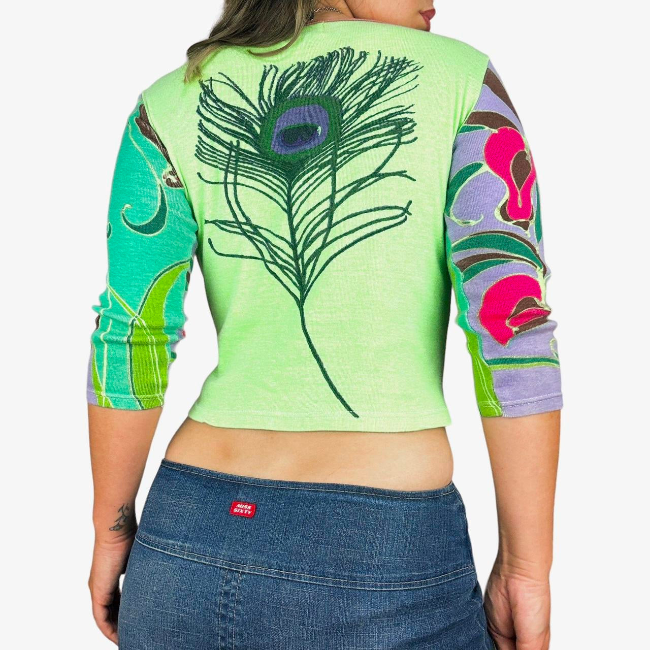 2000s Abstract Art Top (M)