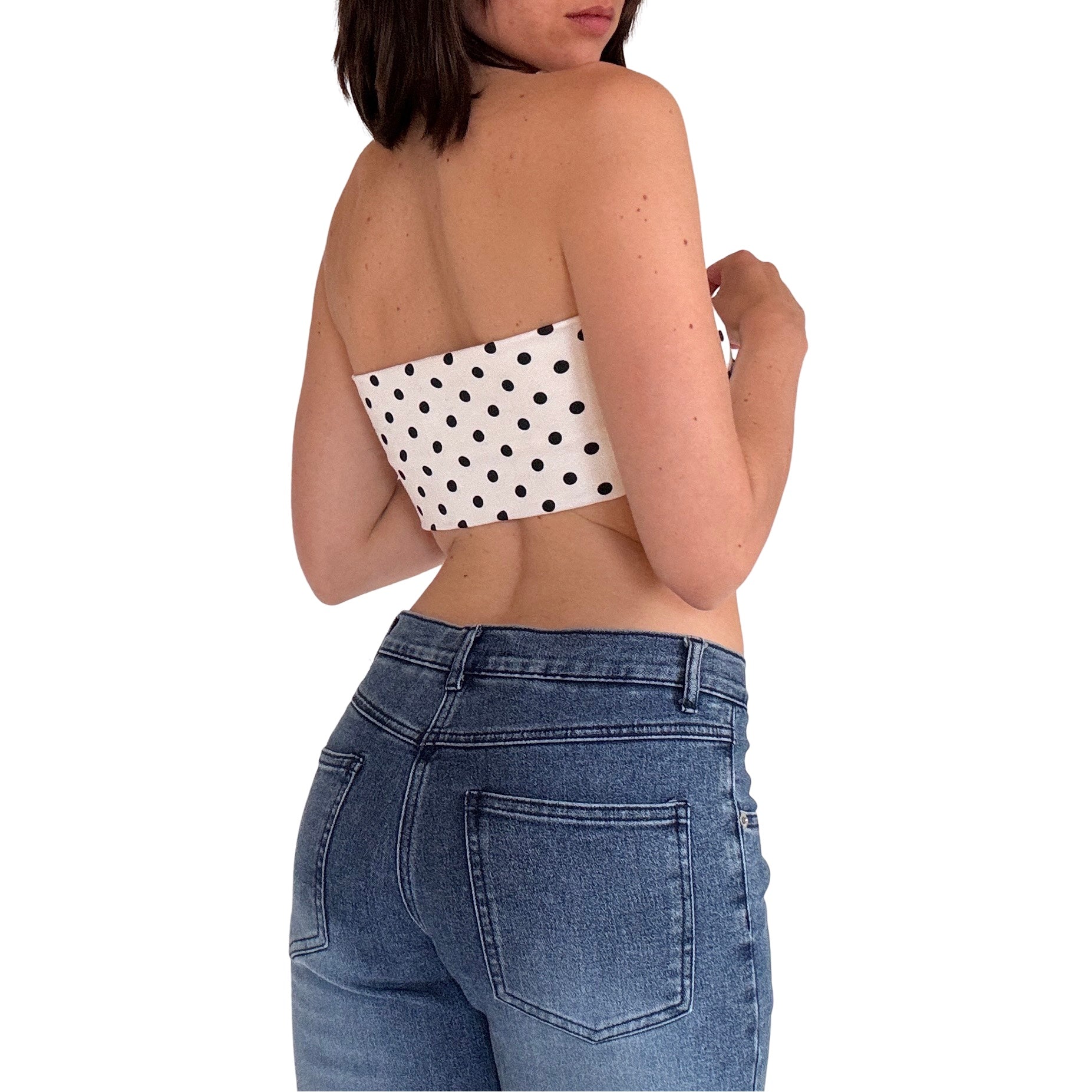 90s Polka Dot Bandeau (S)