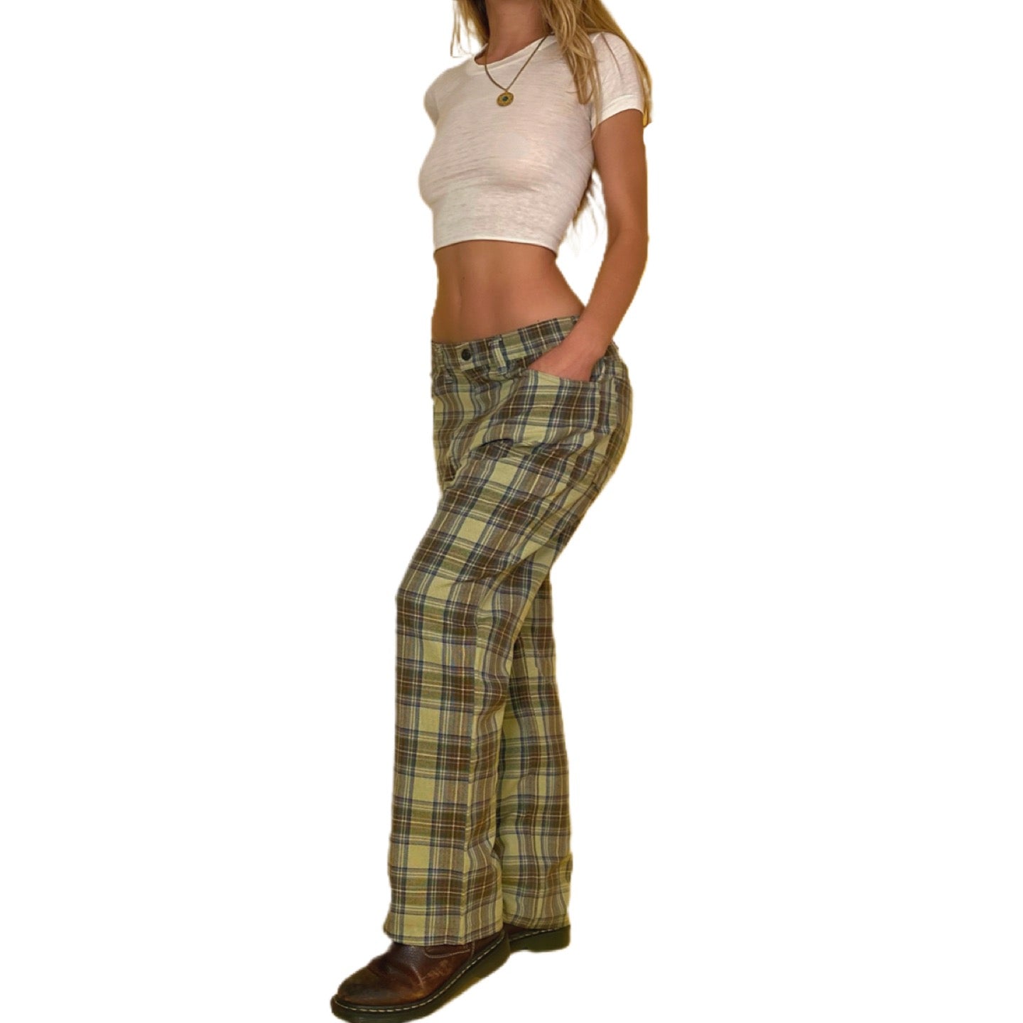 Vintage 70’s Levi’s Plaid Pants (L)