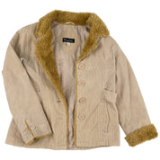 Mudd Corduroy Faux Fur Jacket (L)