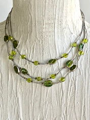 Lime green choker