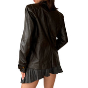 2000s Genuine Leather Jacket (L)