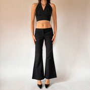 2000s Pinstripe Flares (S)