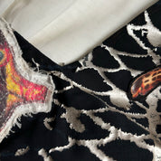 Vintage Italian Fish Print Dress (M)