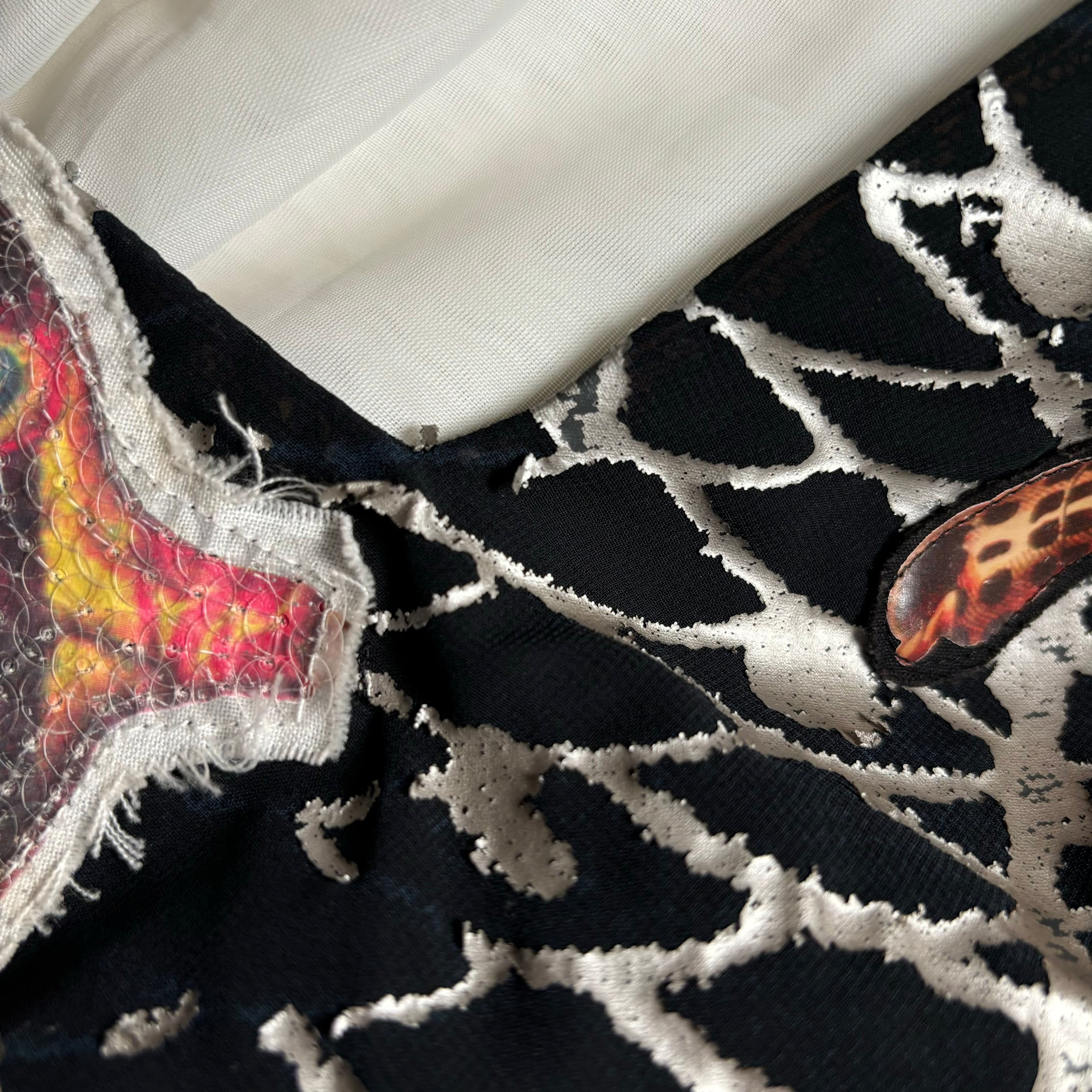 Vintage Italian Fish Print Dress (M)