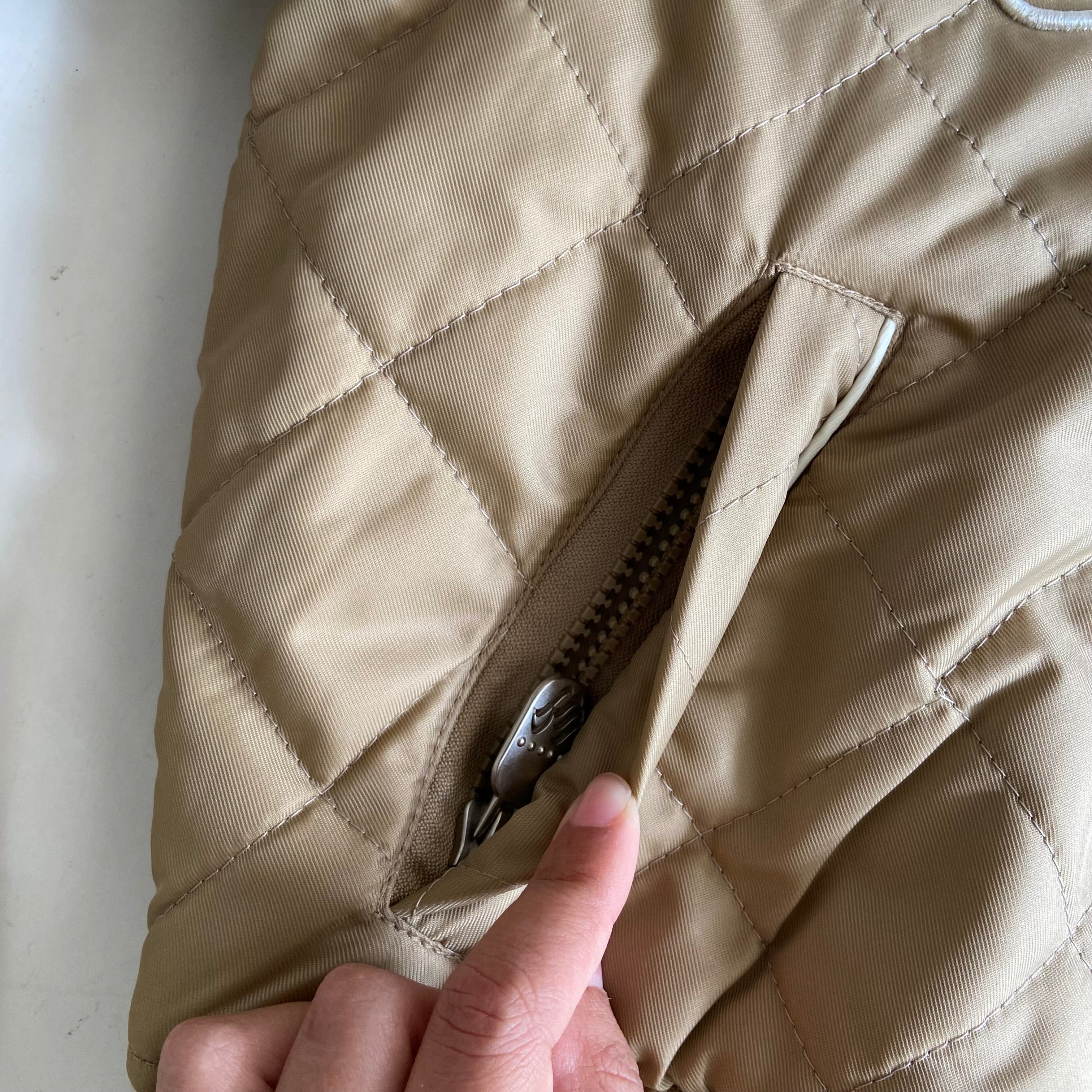 Y2k Rocawear Beige Puffer Jacket (S)