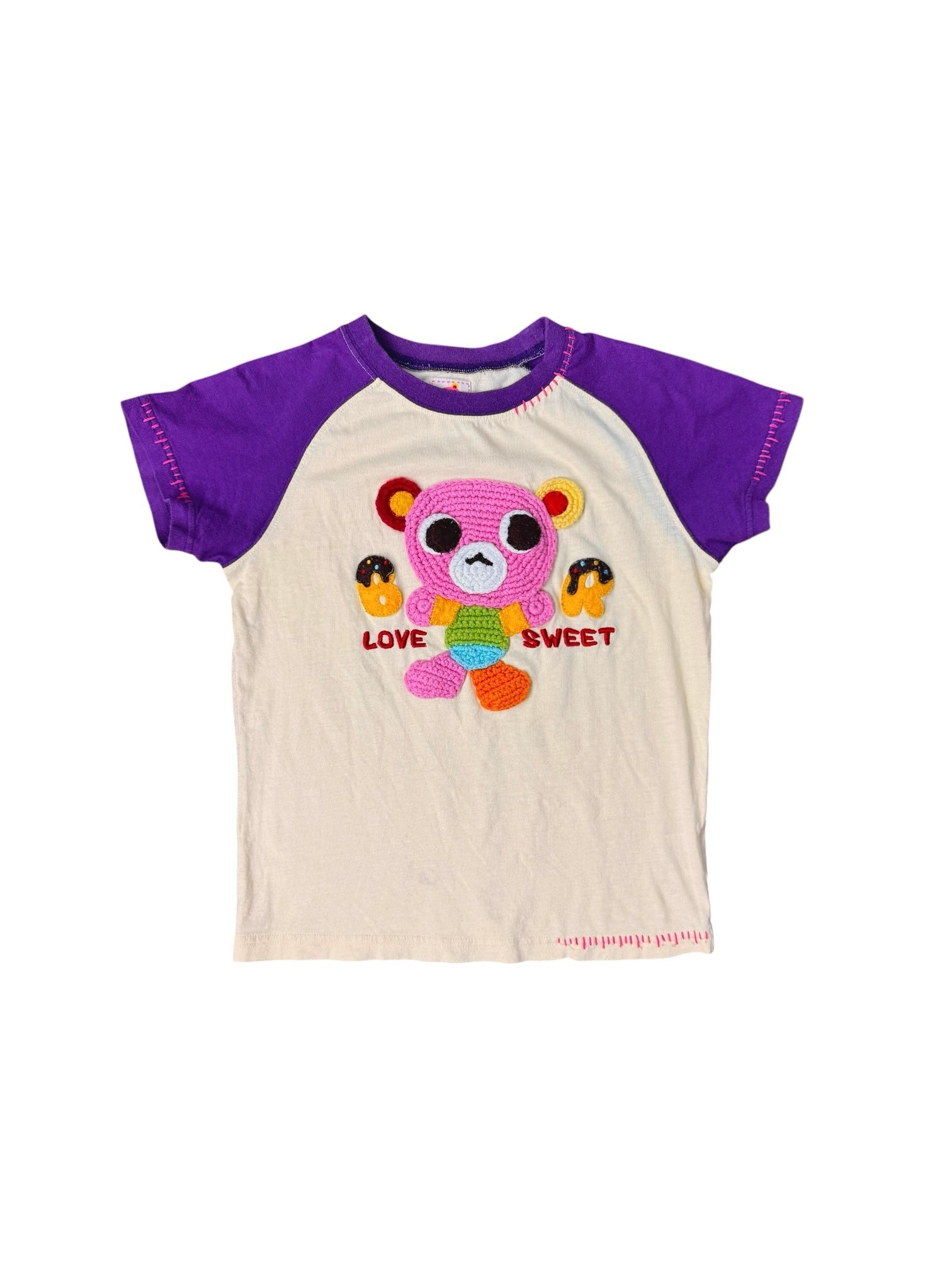 Japanese Bear Graphic Baby Tee (XS/S)