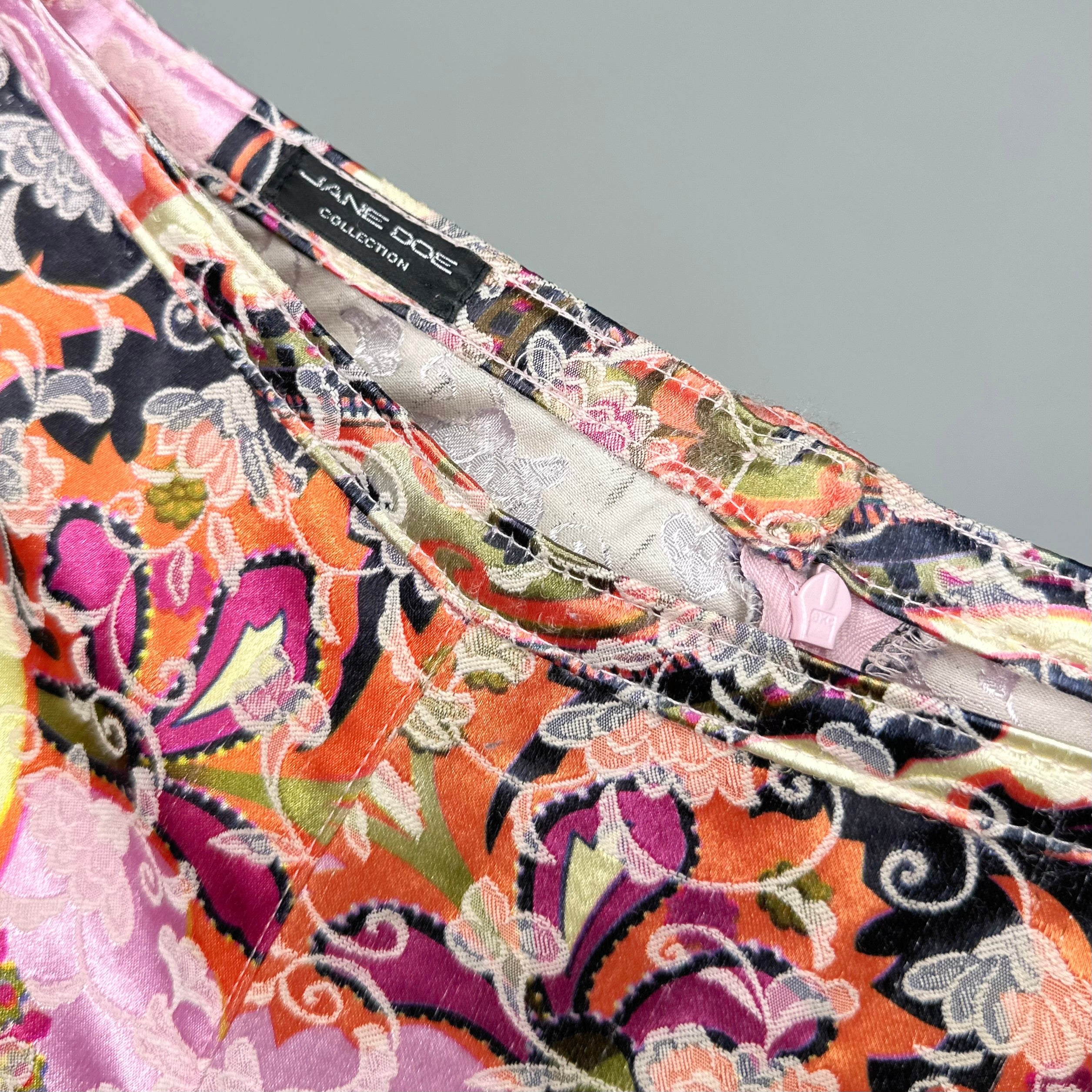 Satin Jacquard Printed Flares (XS)