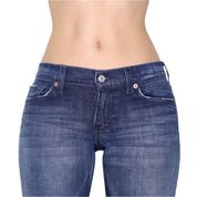 Y2K Mid Rise Flare Jeans (S)