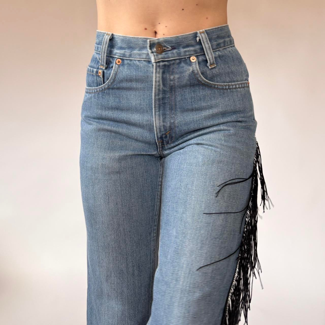 Levi’s 80s Custom Fringe Jeans (XS)