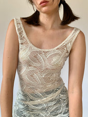 Y2K Lace Tank (M)