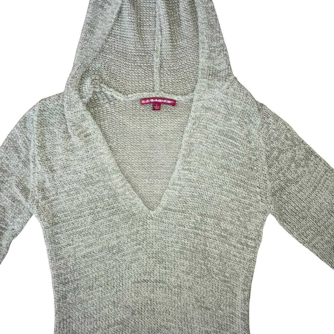Matcha Green Hooded Knit Top (M/L)