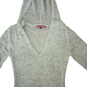 Matcha Green Hooded Knit Top (M/L)