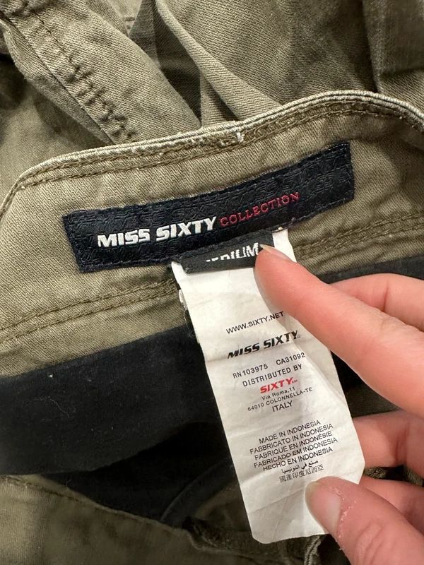 Vintage Miss Sixty Puffer Utility Mini Skirt (M)
