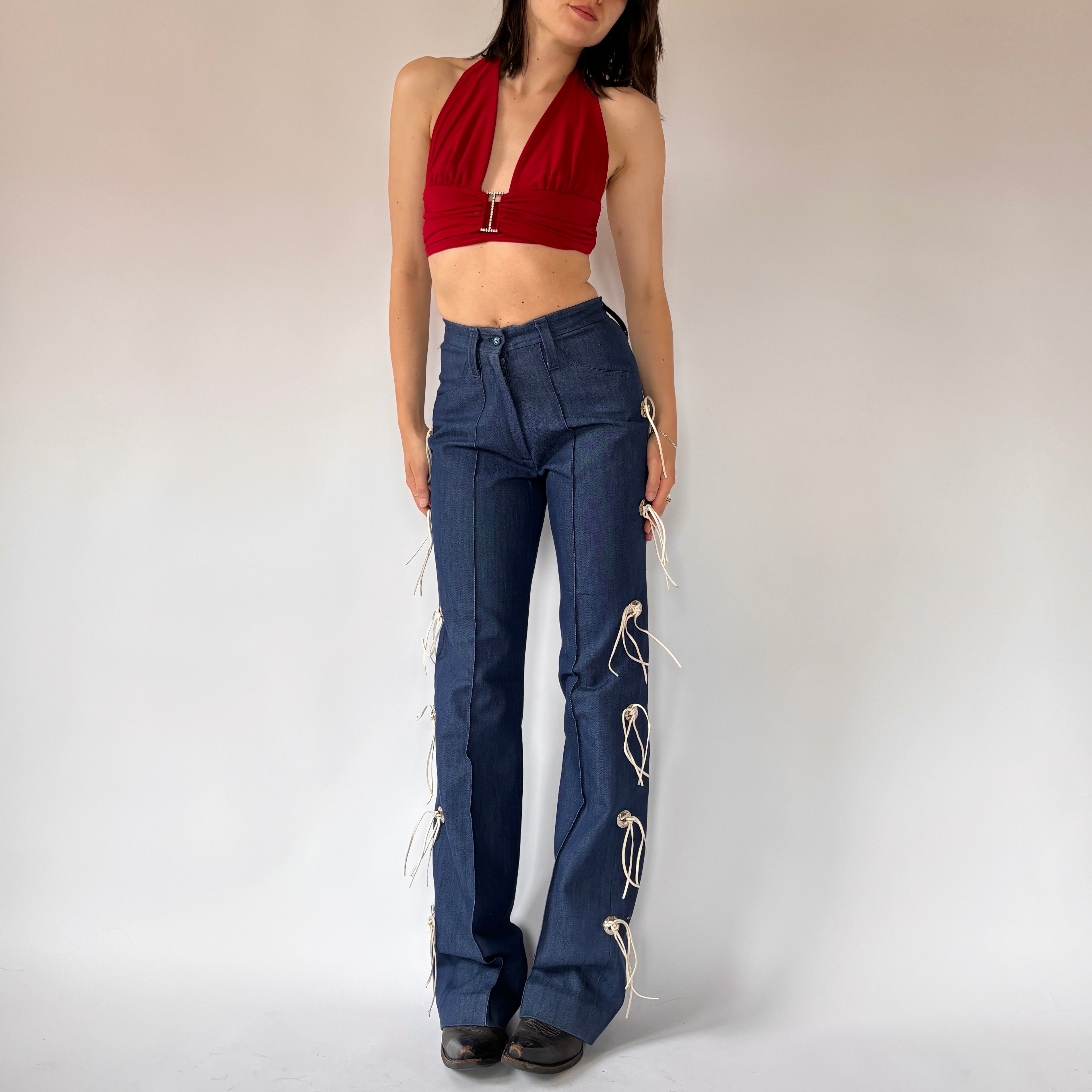 70s Americana Jeans (XS)