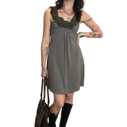 Vintage Coquette Babydoll Dress (S/M)