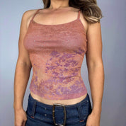 Cosabella Sunset Graphic Mesh Cami (S/M)