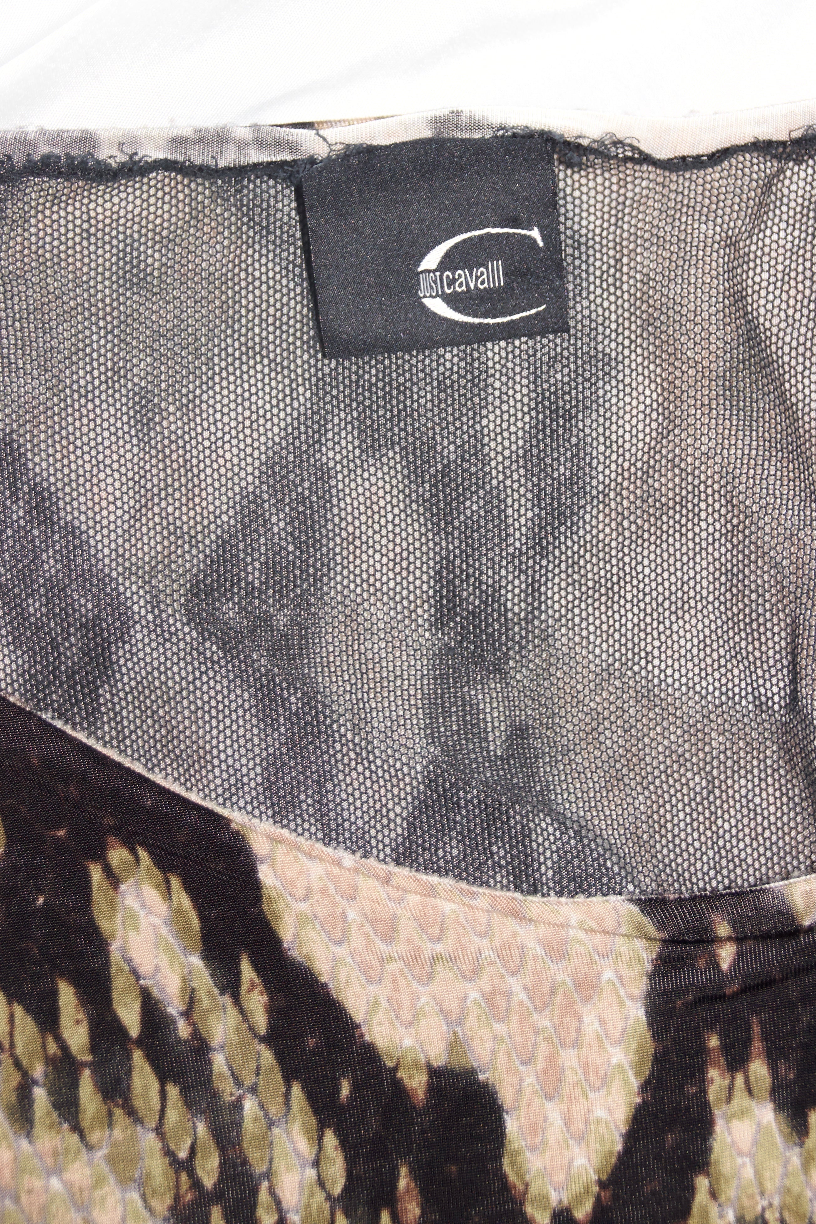Cavalli Python Mini Dress (S)