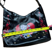 Betty Boop Studded Biker Bag