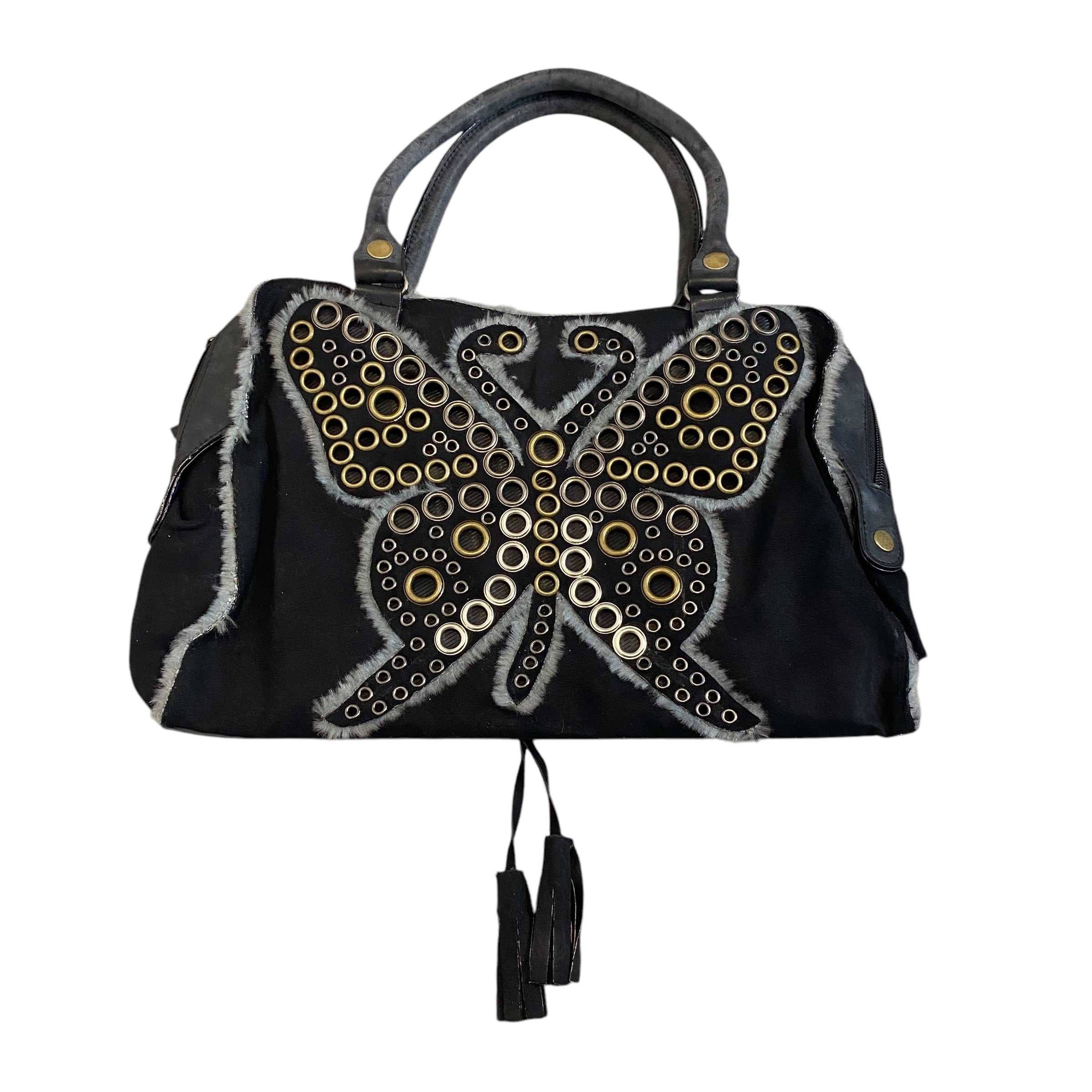 Deadstock Vintage Boho Eyelet Handbag
