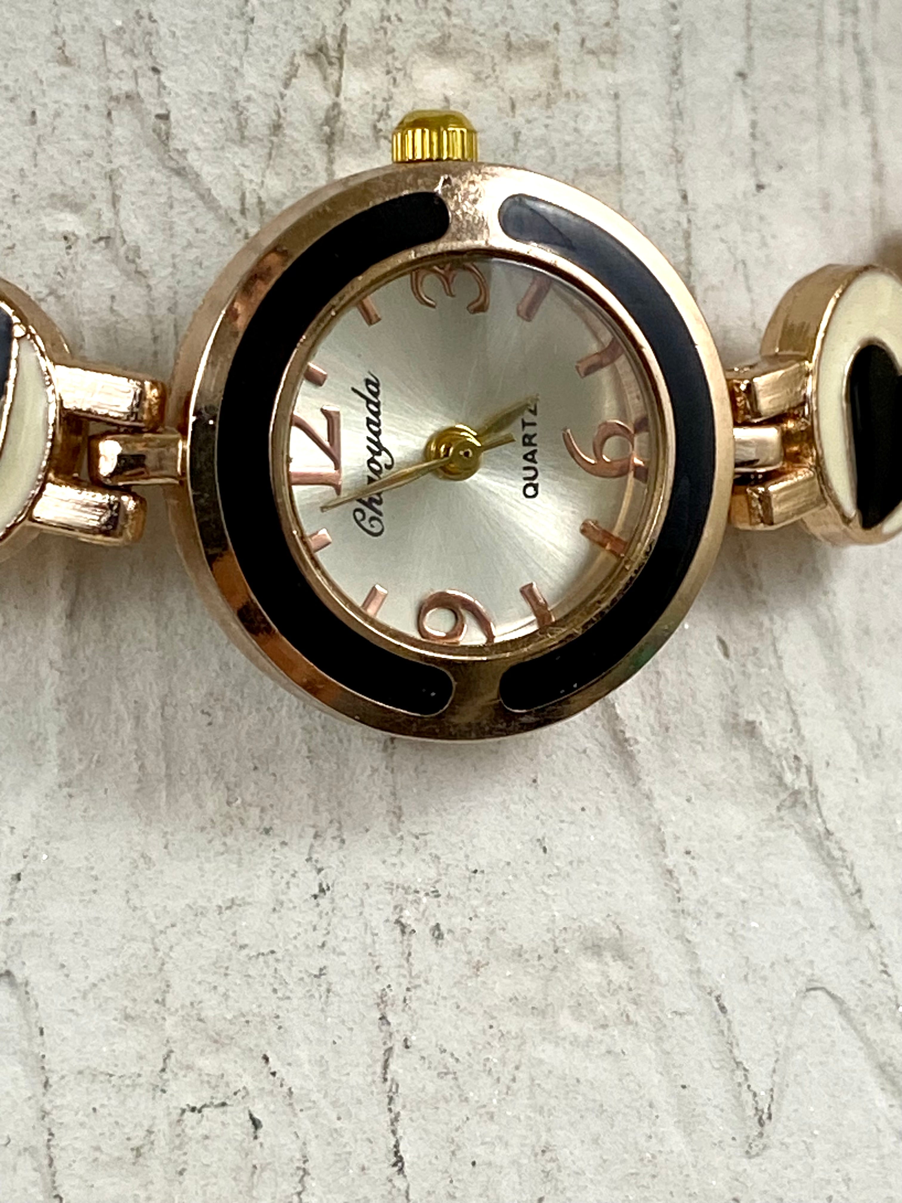 ❤️ heart watch choker